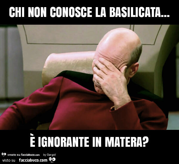 Chi non conosce la basilicata&hellip; è ignorante in matera?