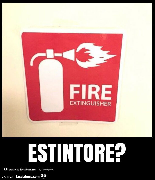 Estintore?
