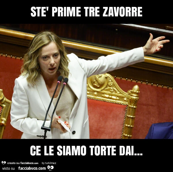 Stè prime tre zavorre ce le siamo torte dai