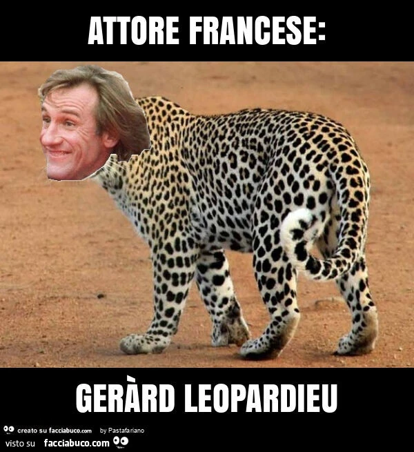Attore francese: geràrd leopardieu