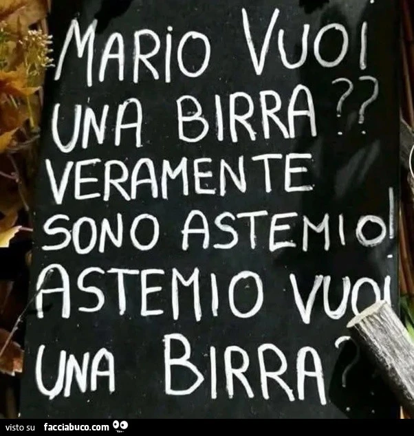 Una birra
