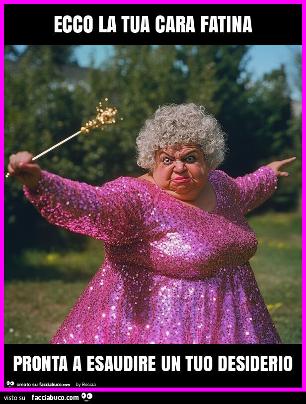 Ecco la tua cara fatina pronta a esaudire un tuo desiderio