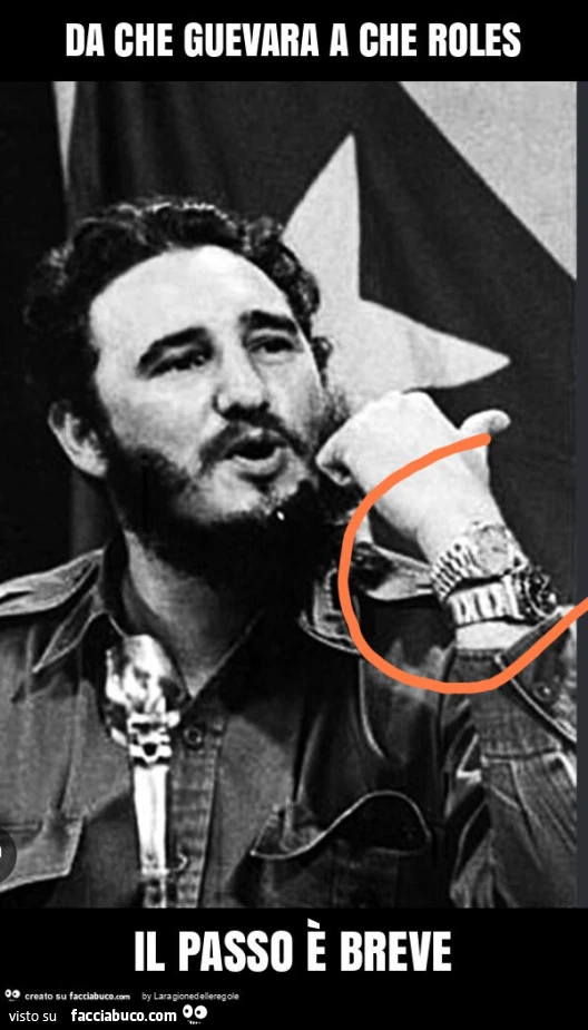 Da che guevara a che roles il passo è breve