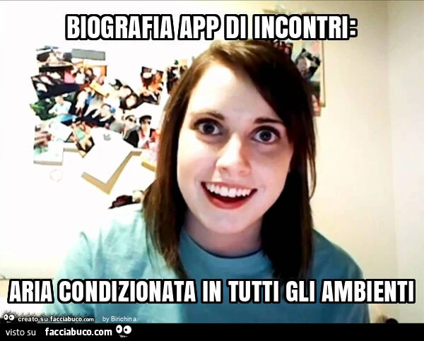 Biografia app di incontri: aria condizionata in tutti gli ambienti