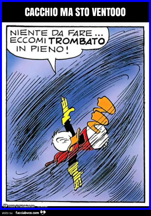 Cacchio ma sto ventooo