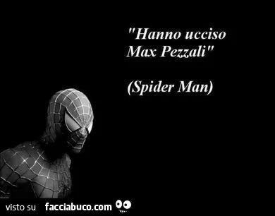 Hanno ucciso max pezzali. Spider Man
