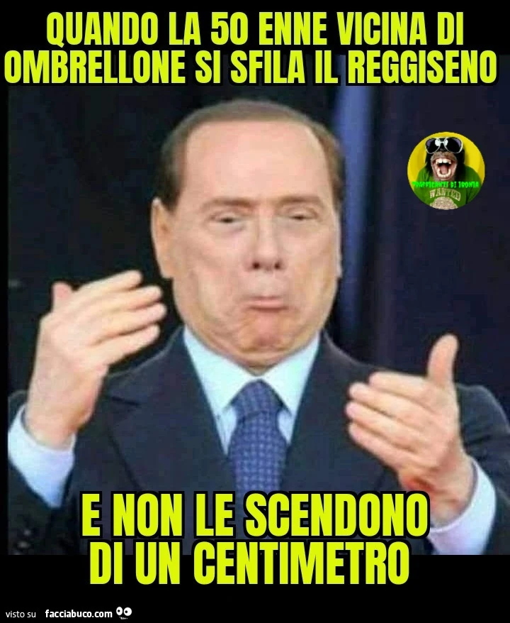 Quando la 50 enne vicina di ombrellone si sfila il reggiseno e non le scendono