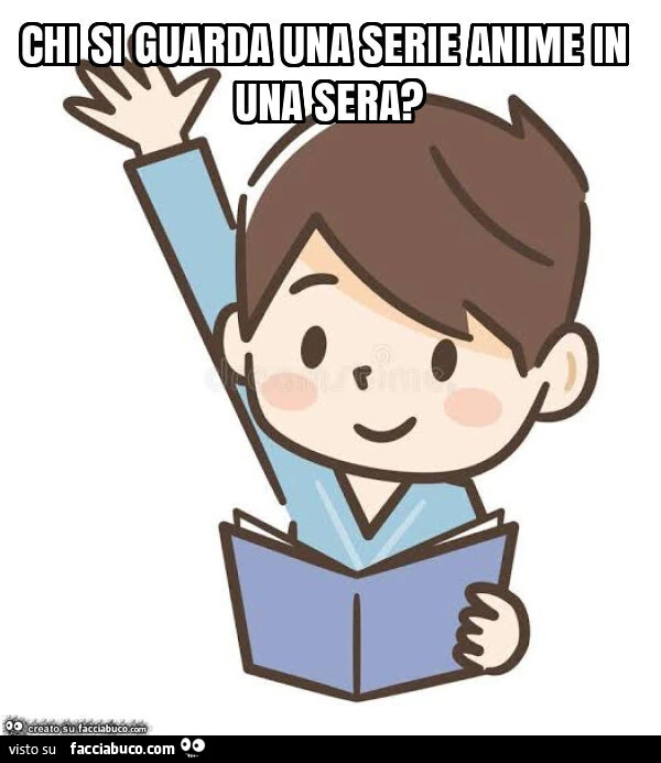 Chi si guarda una serie anime in una sera?