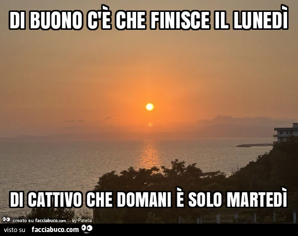 Lunedì di sera