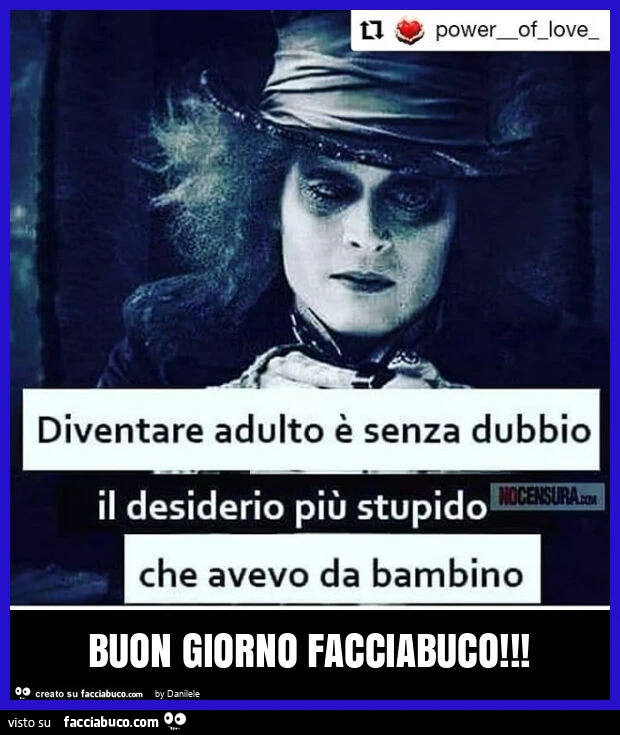Buon giorno facciabuco