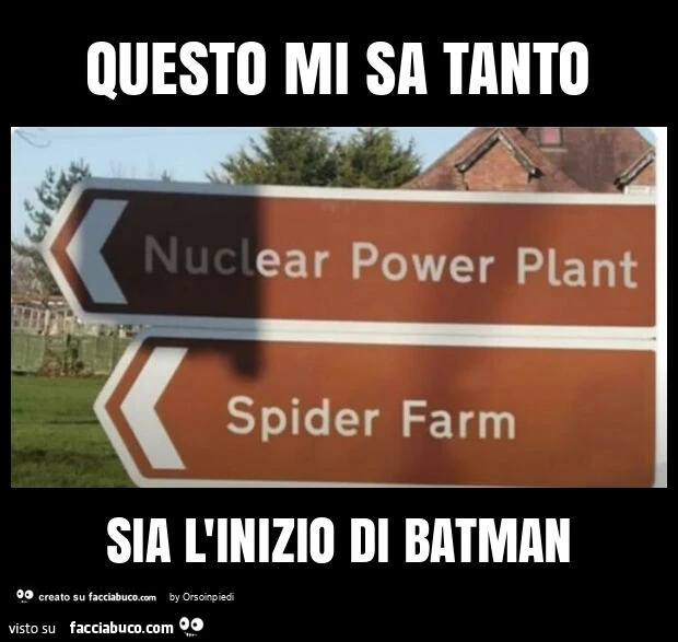 Questo mi sa tanto sia l'inizio di batman