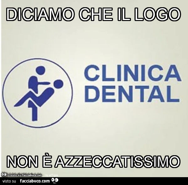 Diciamo che il logo non è azzeccatissimo