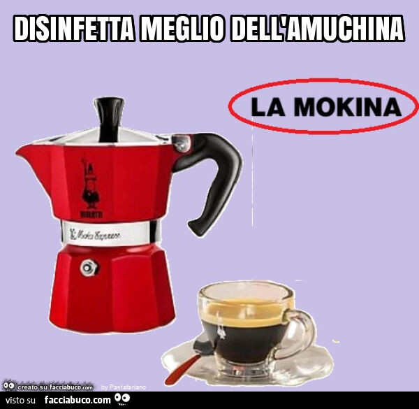 Disinfetta meglio dell'amuchina