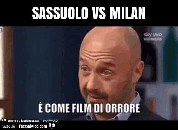 Sassuolo vs milan
