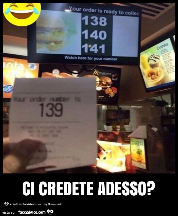 Ci credete adesso?