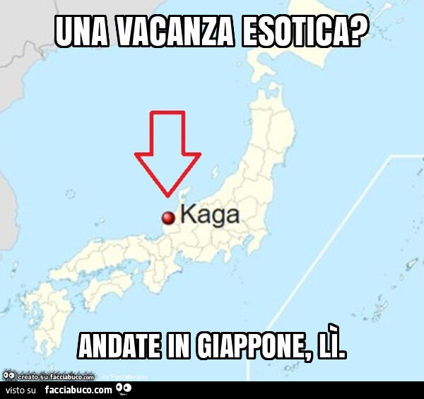 Una vacanza esotica? Andate in giappone, lì