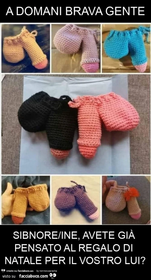 A domani brava gente sibnore/ine, avete già pensato al regalo di natale per il vostro lui?