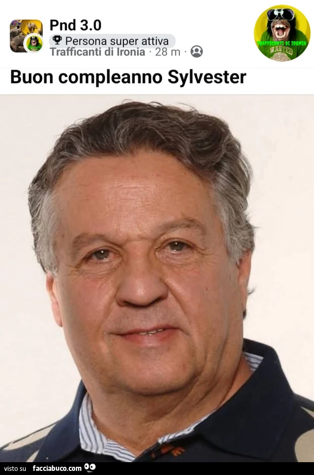 Buon compleanno sylvester