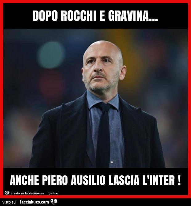 Dopo rocchi e gravina&hellip; anche piero ausilio lascia l'inter