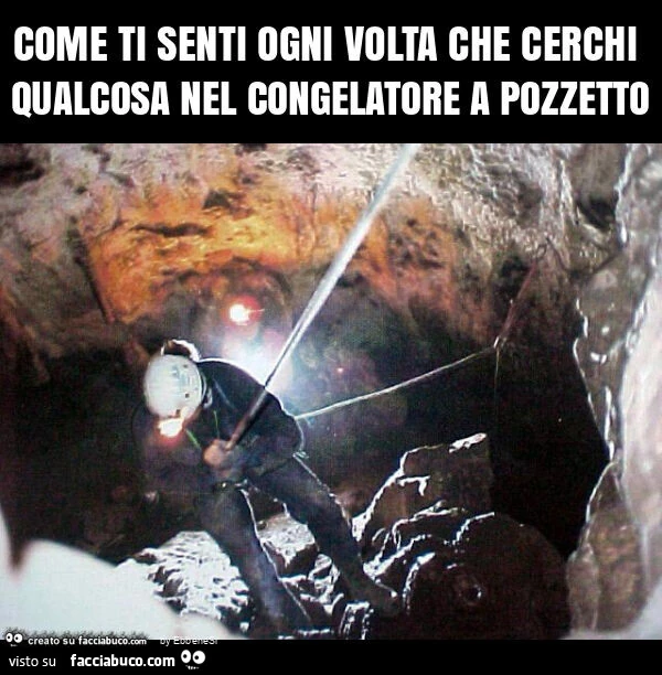 Come ti senti ogni volta che cerchi qualcosa nel congelatore a pozzetto