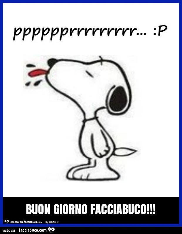 Buon giorno facciabuco