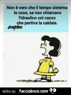 Il tempo non sistema le cose