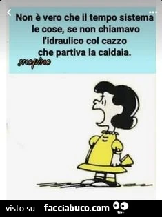 Il tempo non sistema le cose