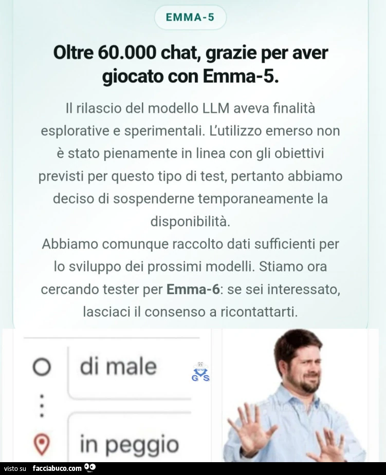 Emma5 oltre 60.000 chat, grazie per aver giocato con emma5