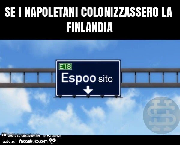 Se i napoletani colonizzassero la finlandia