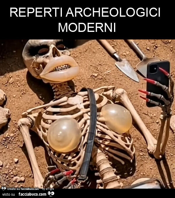 Reperti archeologici moderni