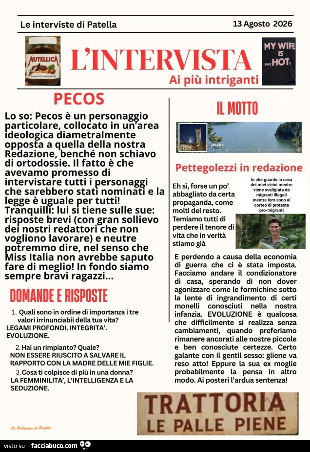 Intervista a Pecos