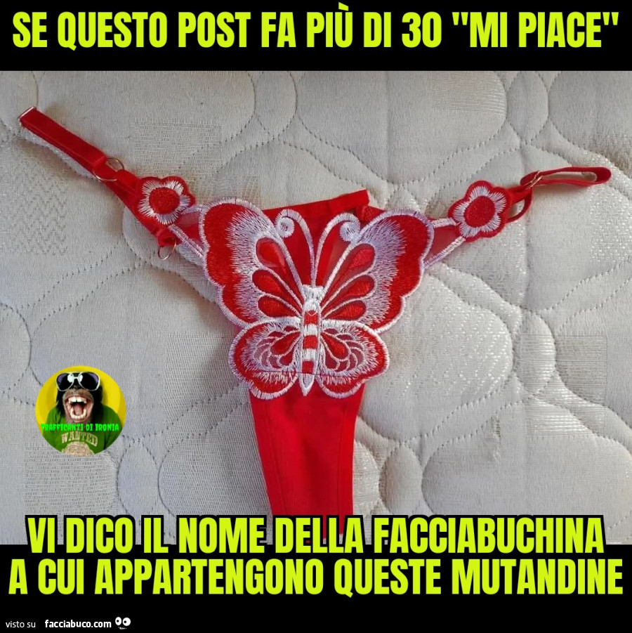 Se questo post fa piu di 30 mi piace vi dico