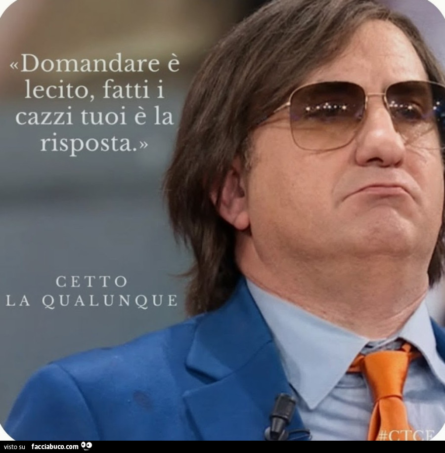 Cetto la qualunque