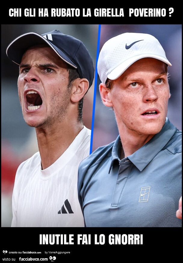 Chi gli ha rubato la girella poverino? Inutile fai lo gnorri