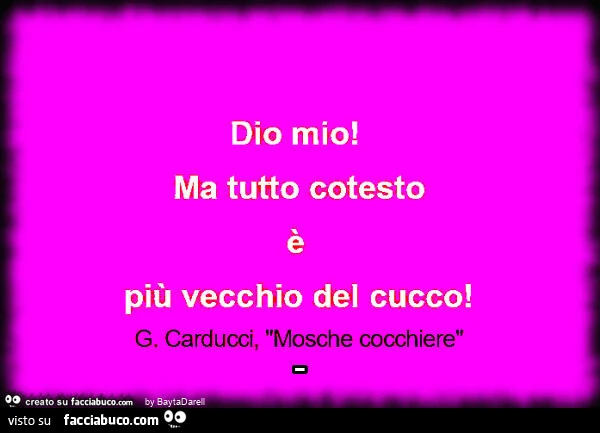 Più vecchio del cucco