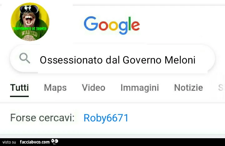 Ossessionato dal governo me loni