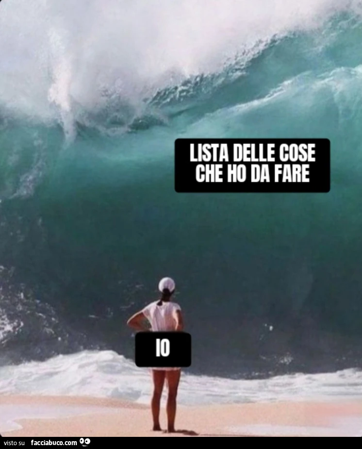 Lista delle cose che ho da fare io