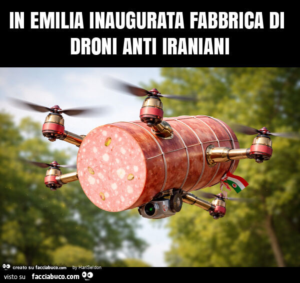 In emilia inaugurata fabbrica di droni anti iraniani