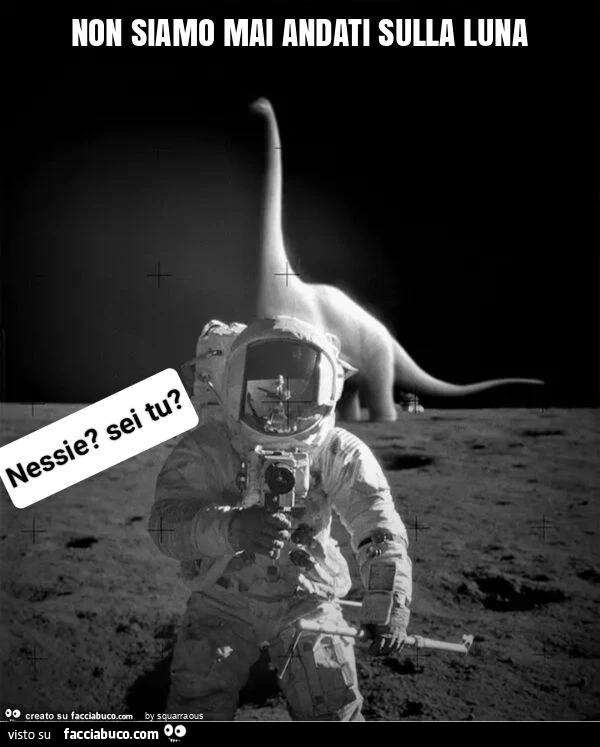 Non siamo mai andati sulla luna