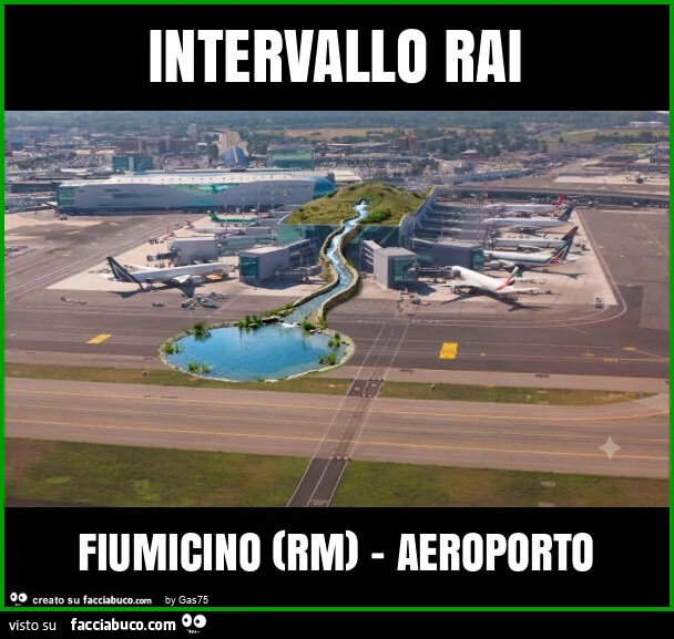 Intervallo rai fiumicino (rm) - aeroporto