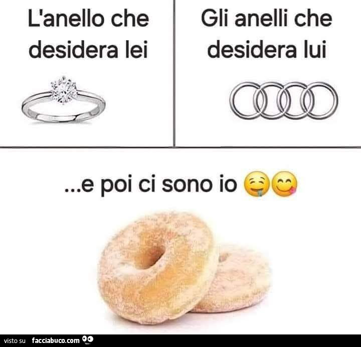 L'anello che desidera lei. Gli anelli che desidera lui&hellip; e poi ci sono io