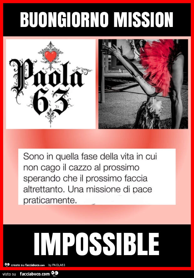 Buongiorno mission impossible