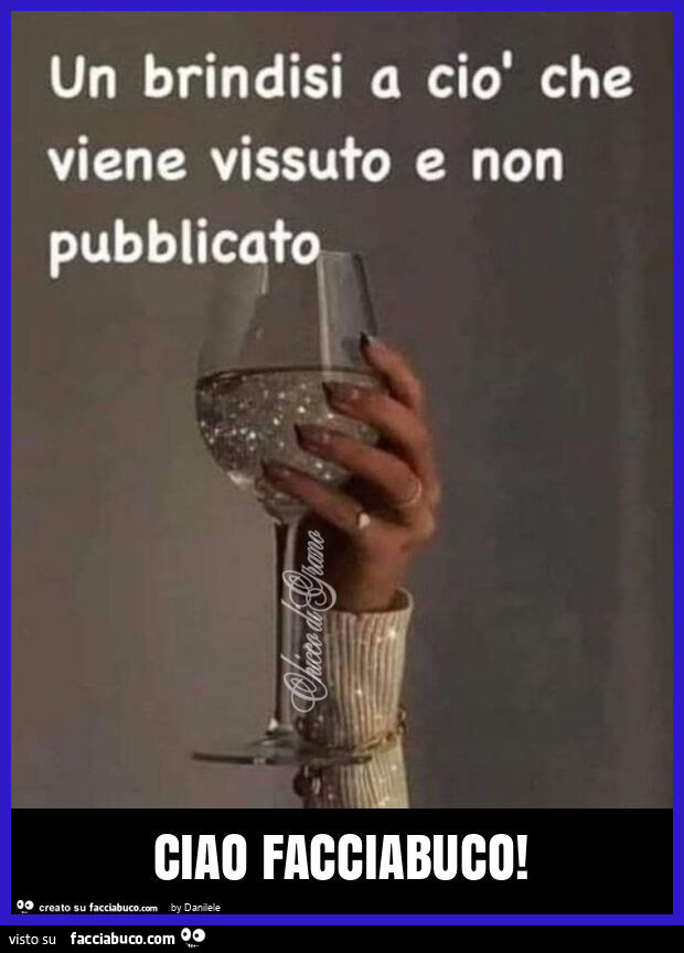 Ciao facciabuco