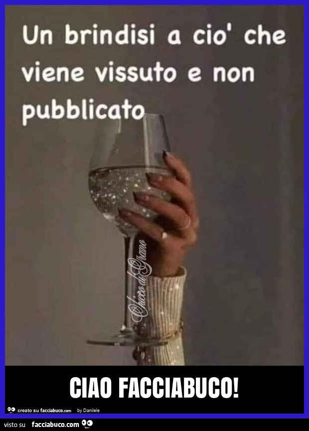 Ciao facciabuco