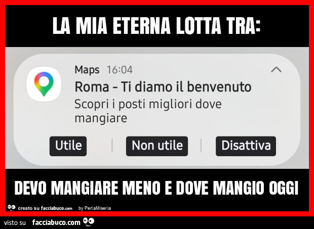 La mia eterna lotta tra: devo mangiare meno e dove mangio oggi