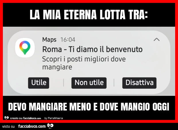 La mia eterna lotta tra: devo mangiare meno e dove mangio oggi