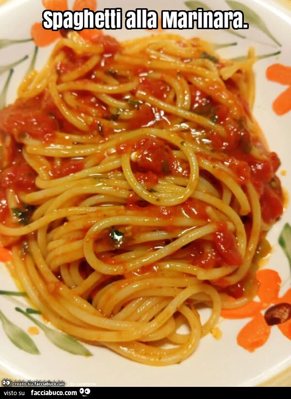 Spaghetti alla marinara