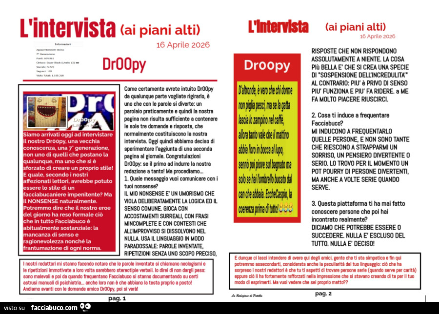 Intervista a Dr00py