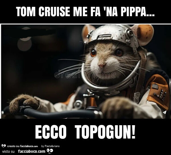 Tom cruise me fa 'na pippa&hellip; ecco topogun