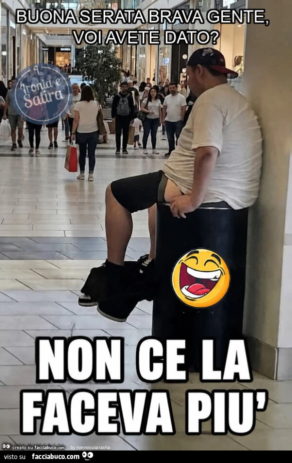 Buona serata brava gente, voi avete dato?